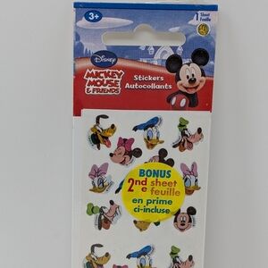 Vintage Sandylion Stickers Disney Mickey Mouse Friends Character Heads Minnie
